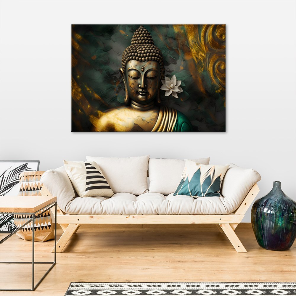 Emaga Obraz na płótnie, Budda Abstrakcja Zen - 120x80